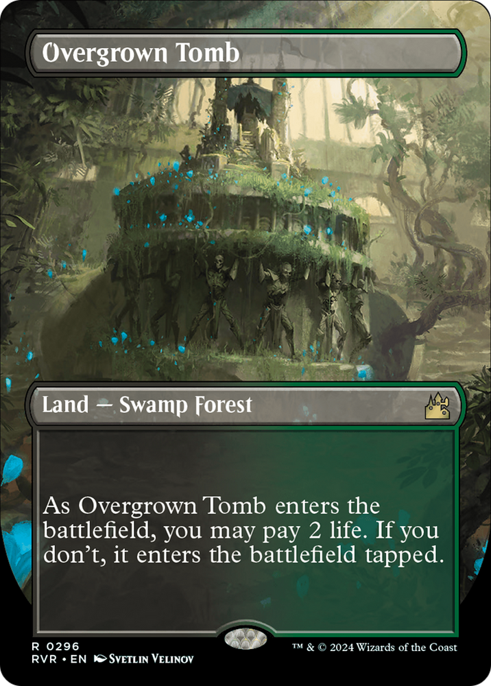 Overgrown Tomb (Borderless) [Ravnica Remastered] 