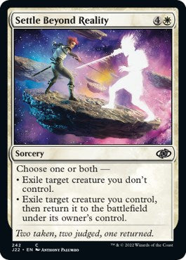 Settle Beyond Reality [Jumpstart 2022] 