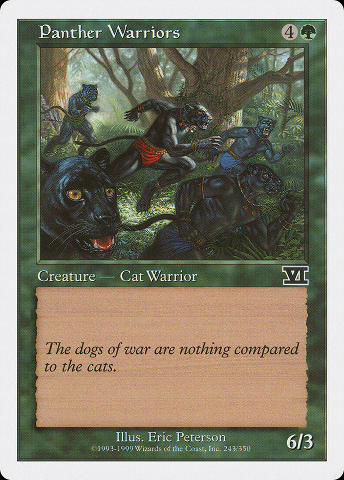 Panther Warriors [Classic Sixth Edition] 