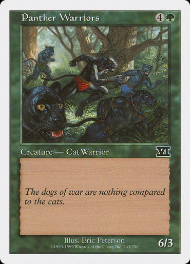 Panther Warriors [Classic Sixth Edition] 