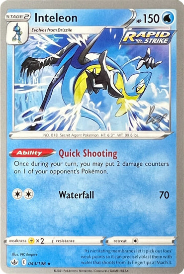 Inteleon (043/198) (Cheryl Again - Sebastian Lashmet) [World Championships 2022] 