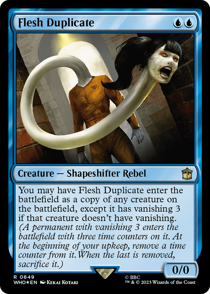 Flesh Duplicate (Surge Foil) [Doctor Who] 