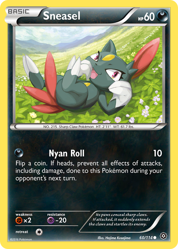 Sneasel (60/114) [XY: Steam Siege] 