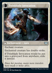 Twinblade Geist // Twinblade Summon [Innistrad: Crimson Vow] 