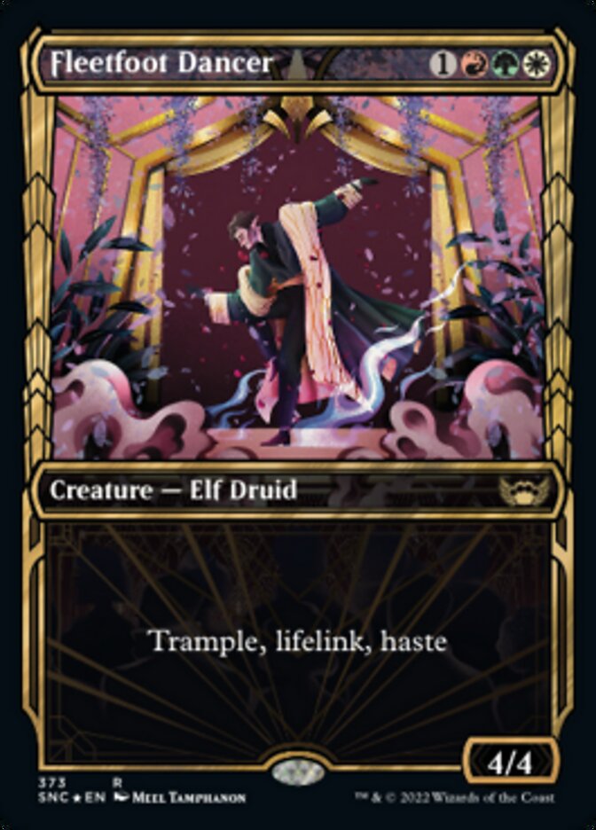 Fleetfoot Dancer (Showcase Golden Age Gilded Foil) [Streets of New Capenna] 