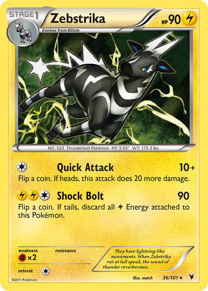 Zebstrika (36/101) [Black &amp; White: Noble Victories] 