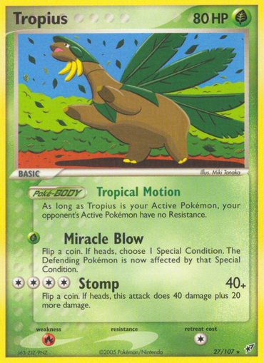 Tropius (27/107) [EX: Deoxys] 