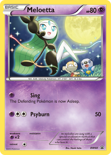 Meloetta (BW68) [Black &amp; White: Black Star Promos] 