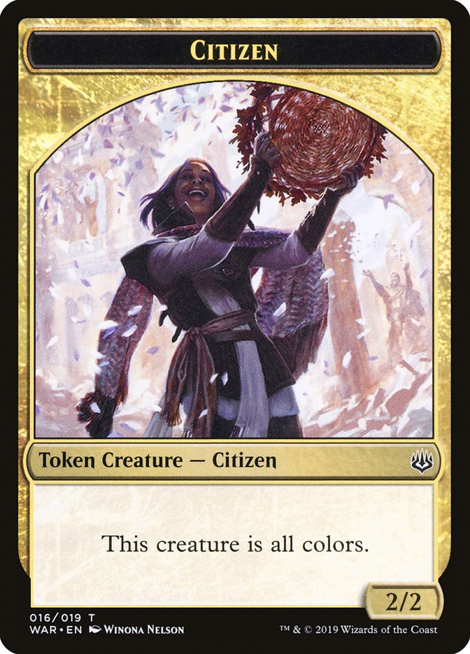 Citizen Token [War of the Spark Tokens] 
