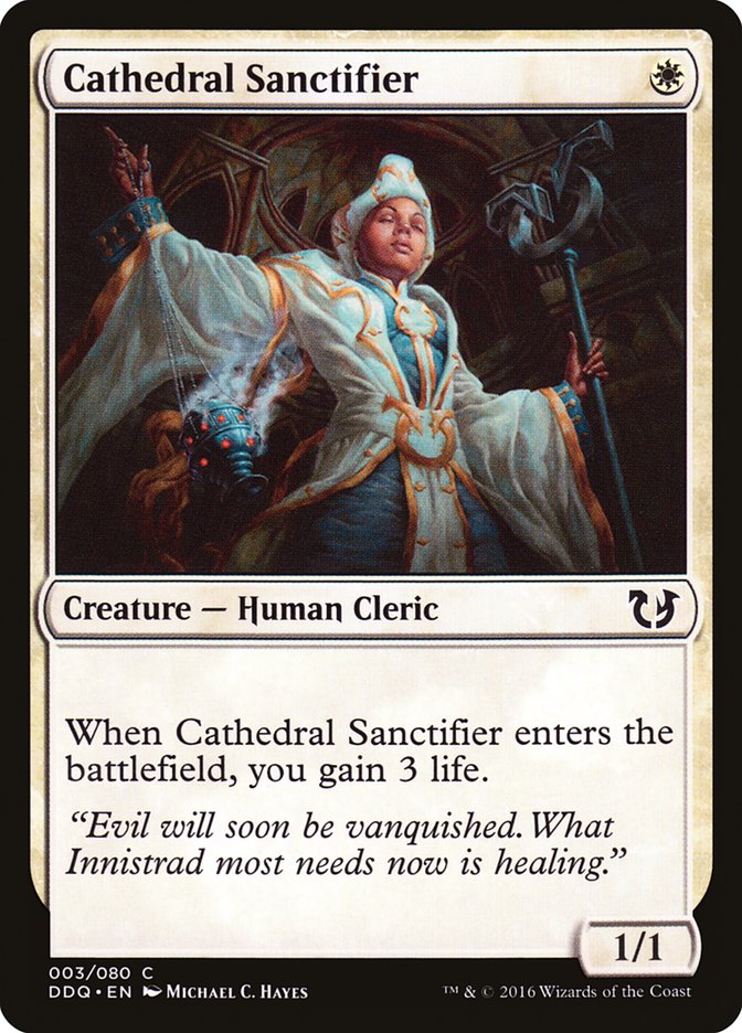 Cathedral Sanctifier [Duel Decks: Blessed vs. Cursed] 