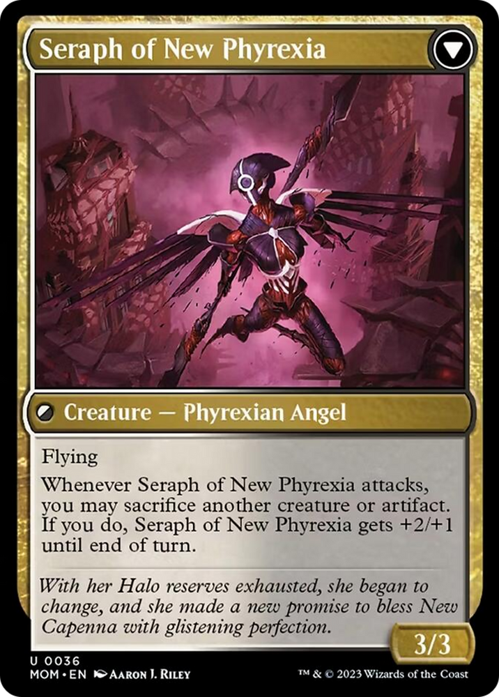 Seraph of New Capenna // Seraph of New Phyrexia [March of the Machine] 