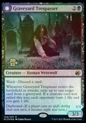 Graveyard Trespasser // Graveyard Glutton [Innistrad: Midnight Hunt Prerelease Promos] 