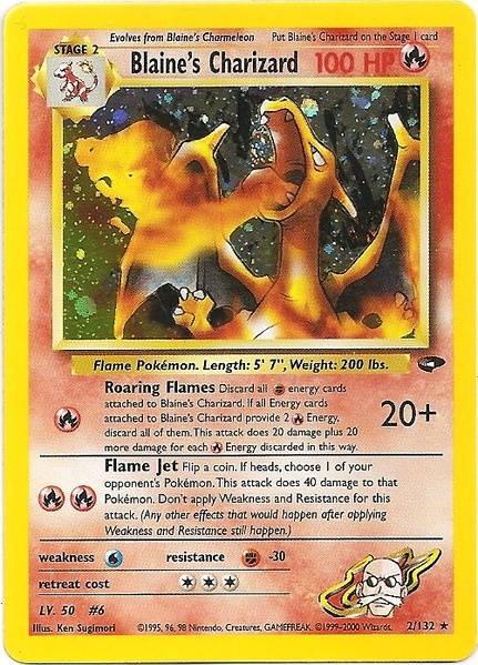 Blaine's Charizard (2/132) [Gym Challenge Unlimited] 