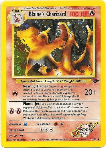 Blaine's Charizard (2/132) [Gym Challenge Unlimited] 