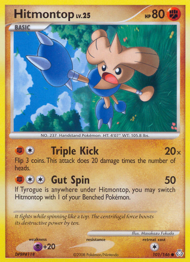 Hitmontop (101/146) [Diamond &amp; Pearl: Legends Awakened] 