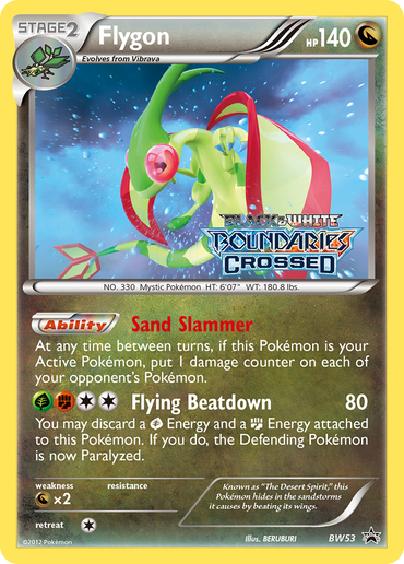 Flygon (BW53) [Black &amp; White: Black Star Promos] 