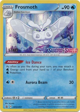 Frosmoth (SWSH007) (Staff Prerelease Promo) [Sword &amp; Shield: Black Star Promos] 