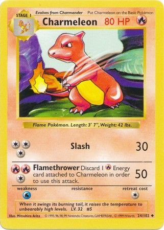 Charmeleon (24/102) [Base Set Shadowless Unlimited] 