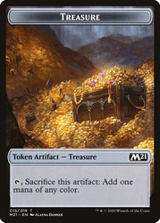 Pirate // Treasure Double-Sided Token [Core Set 2021 Tokens] 