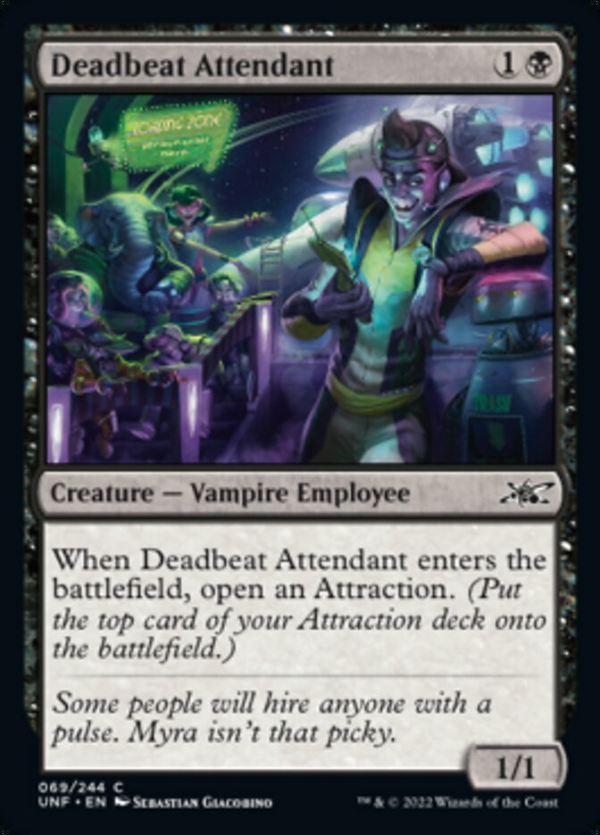 Deadbeat Attendant [Unfinity] 