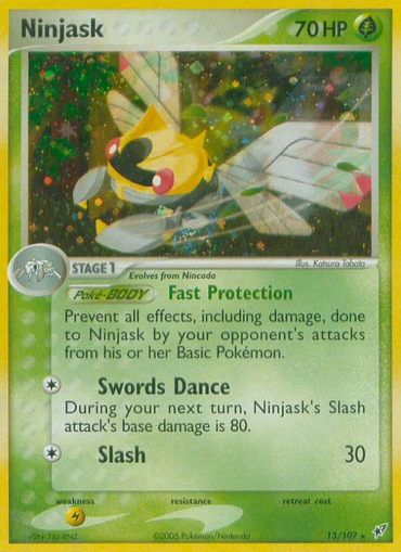 Ninjask (13/107) [EX: Deoxys] 