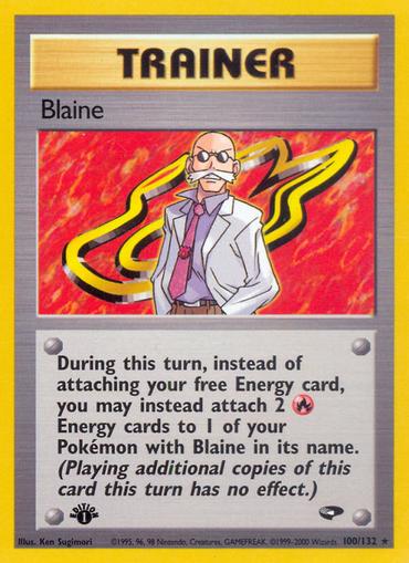 Blaine (100/132) [Gym Challenge 1st Edition] 