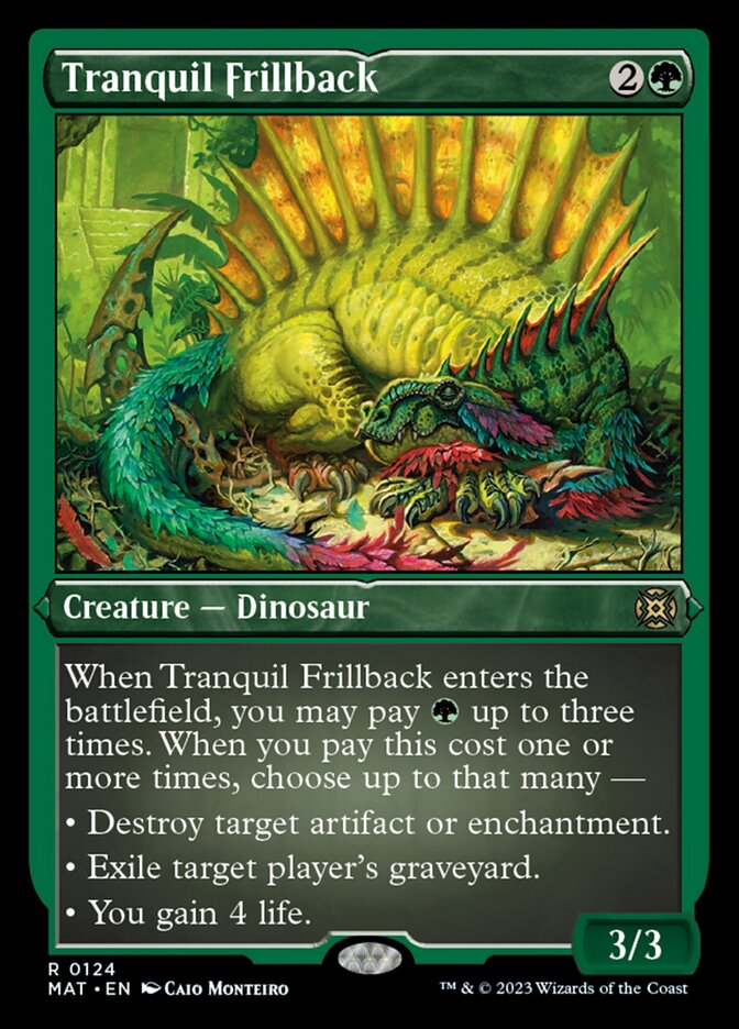 Tranquil Frillback (Foil Etched) [March of the Machine: The Aftermath] 