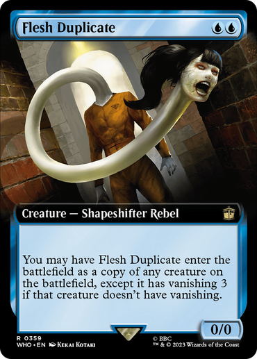 Flesh Duplicate (Extended Art) [Doctor Who] 