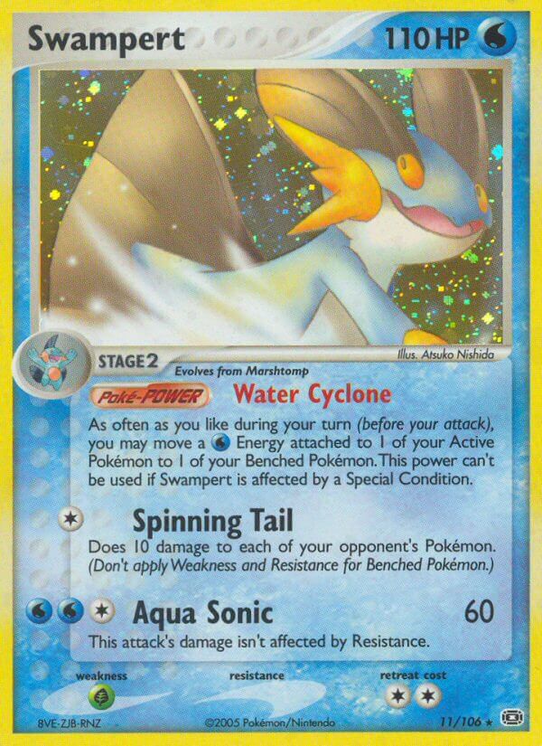 Swampert (11/106) (Theme Deck Exclusive) [EX: Emerald] 