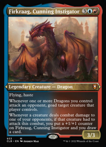 Firkraag, Cunning Instigator (Display Commander) (Foil Etched) [Commander Legends: Battle for Baldur's Gate] 