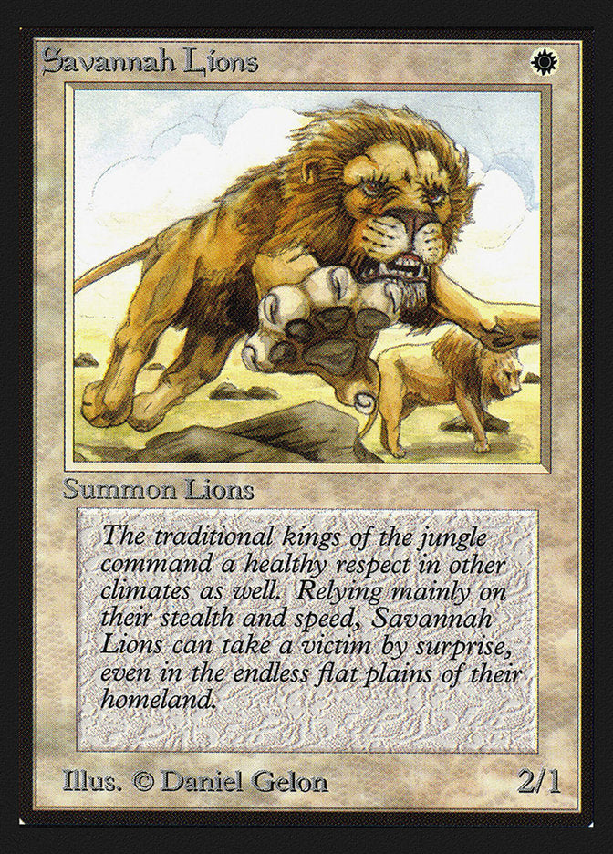 Savannah Lions [Collectors' Edition] 