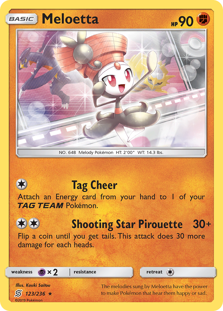 Meloetta (123/236) [Sun &amp; Moon: Unified Minds] 