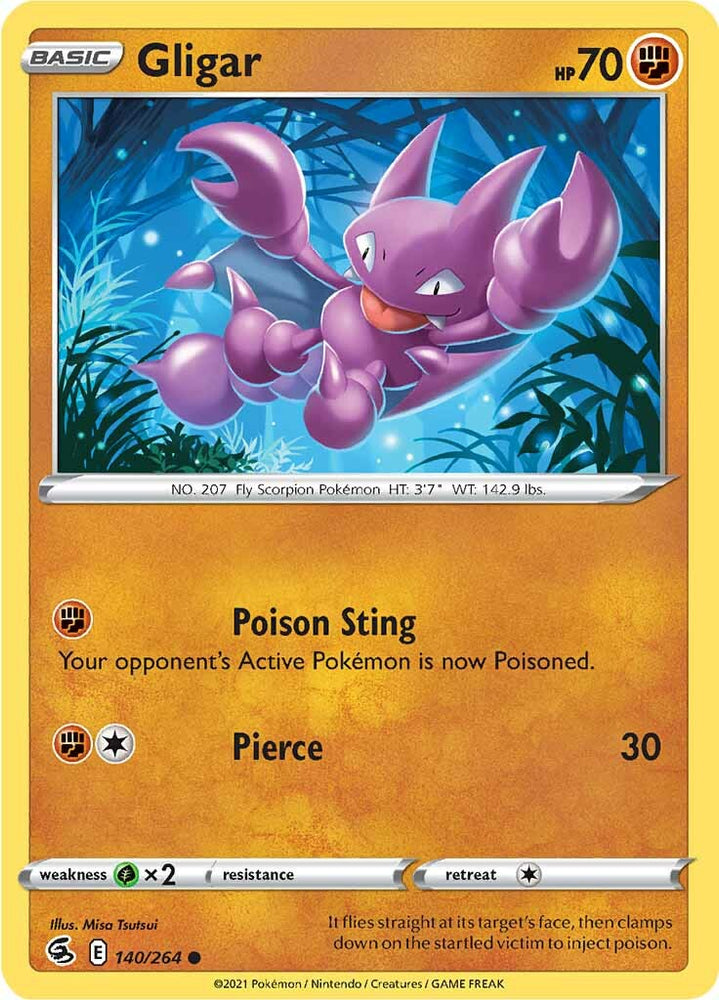 Gligar (140/264) [Sword &amp; Shield: Fusion Strike] 