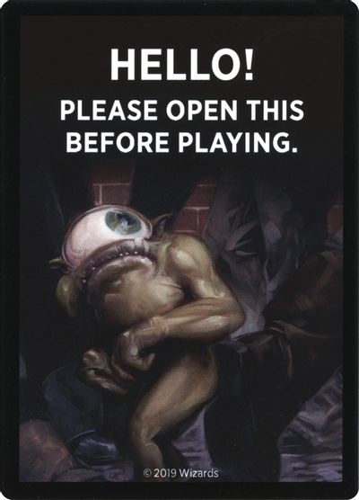 Corpse Knight Reminder Card (Knights' Charge Brawl Deck) [Core Set 2020 Tokens] 