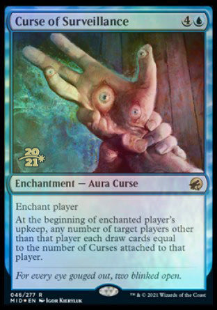 Curse of Surveillance [Innistrad: Midnight Hunt Prerelease Promos] 