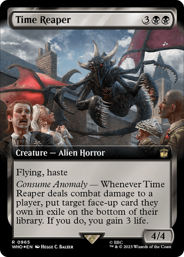 Time Reaper (Extended Art) (Surge Foil) [Doctor Who] 