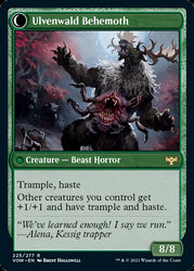 Ulvenwald Oddity // Ulvenwald Behemoth [Innistrad: Crimson Vow] 