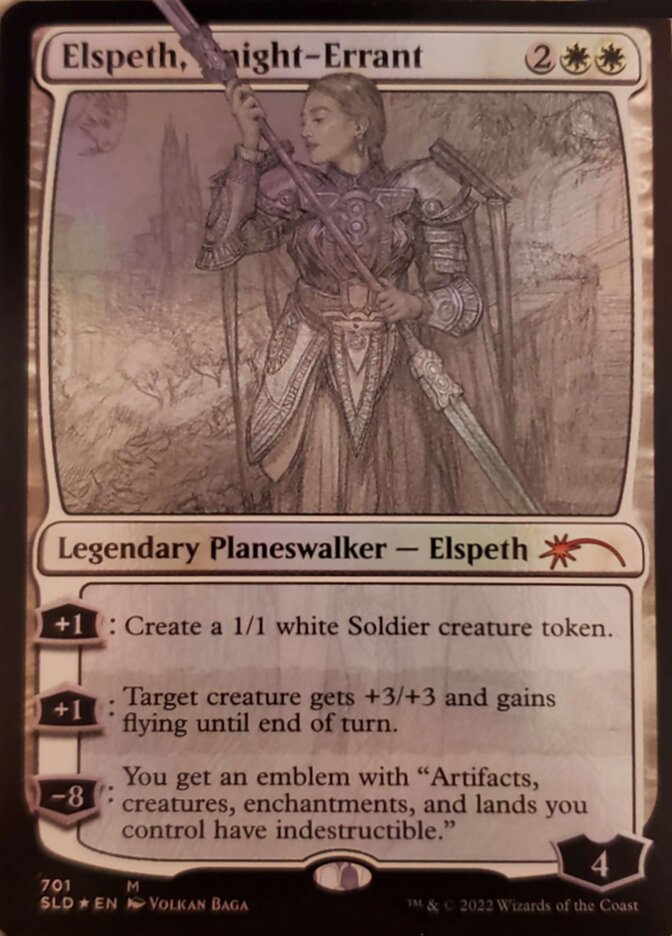 Elspeth, Knight-Errant (Sketch) [Secret Lair Drop Promos] 