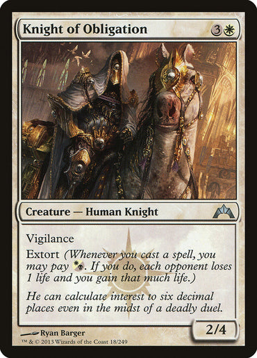Knight of Obligation [Gatecrash] 