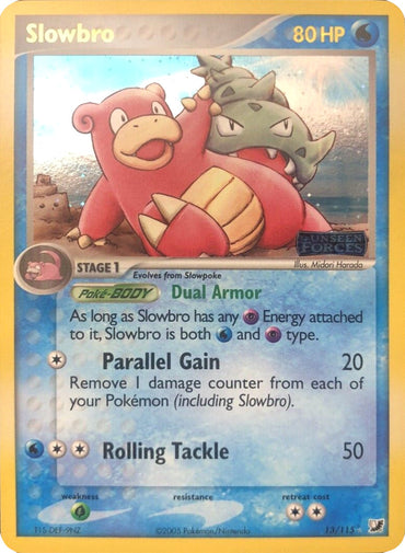 Slowbro (13/115) (Stamped) [EX: Unseen Forces] 