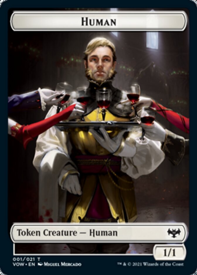 Human Token (001) [Innistrad: Crimson Vow Tokens] 
