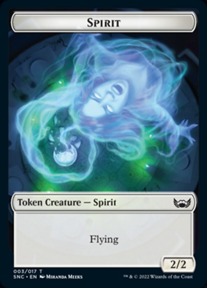 Treasure (017) // Spirit Double-Sided Token [Streets of New Capenna Tokens] 