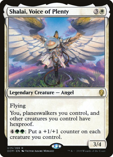 Shalai, Voice of Plenty (Promo Pack) [Dominaria Promos] 