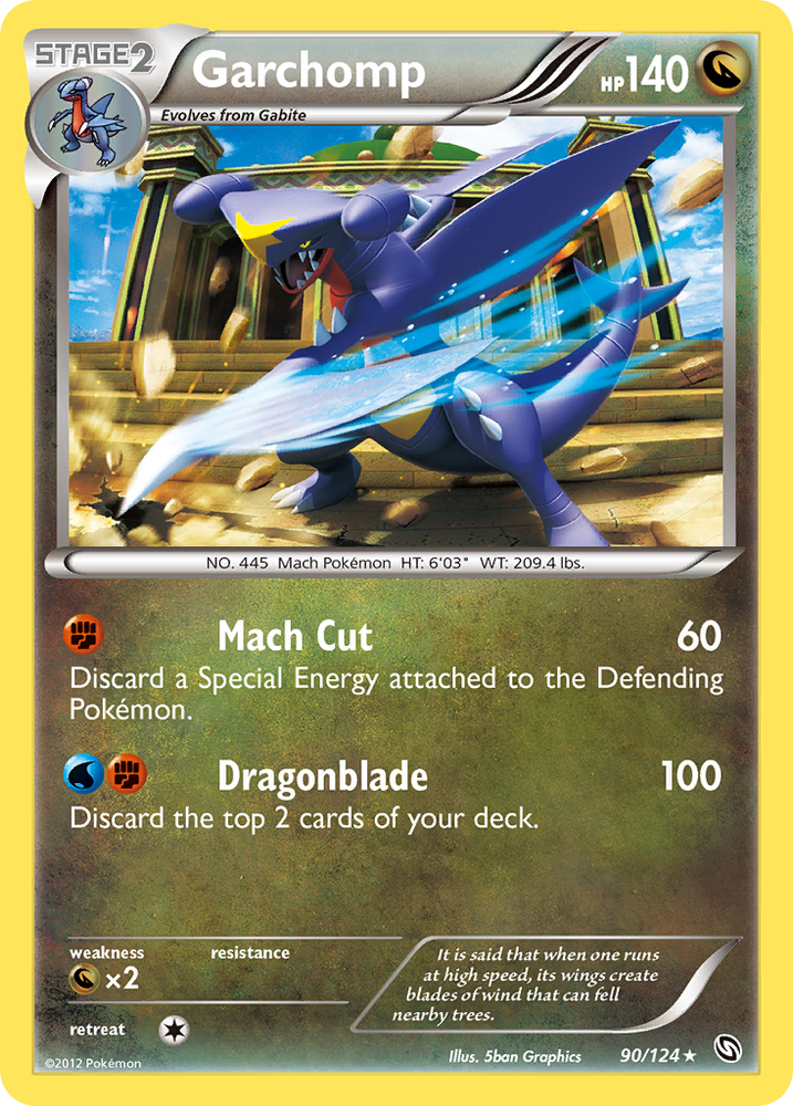 Garchomp (90/124) [Black &amp; White: Dragons Exalted] 