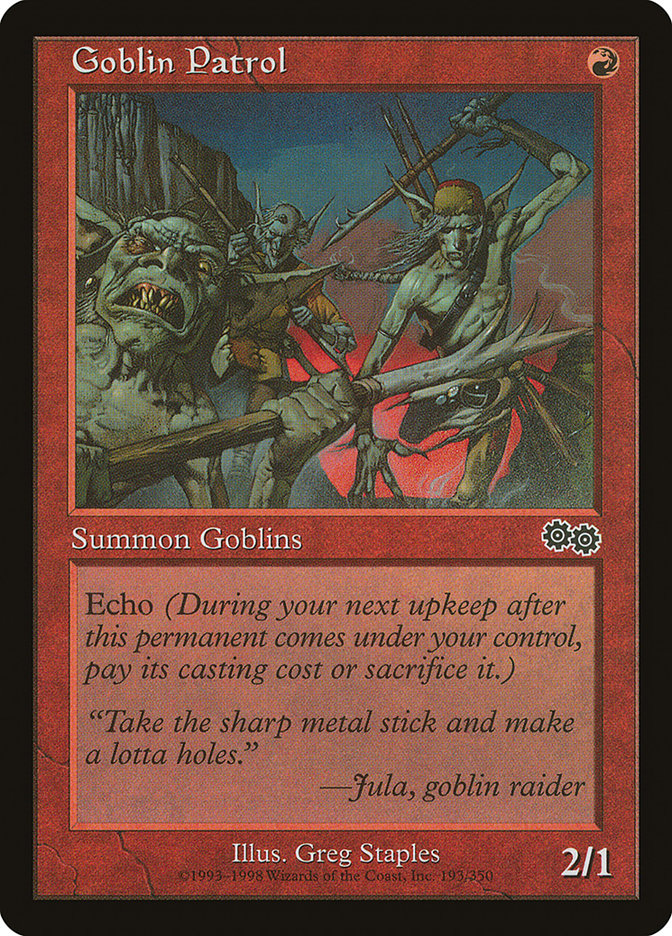Goblin Patrol [Urza's Saga] 