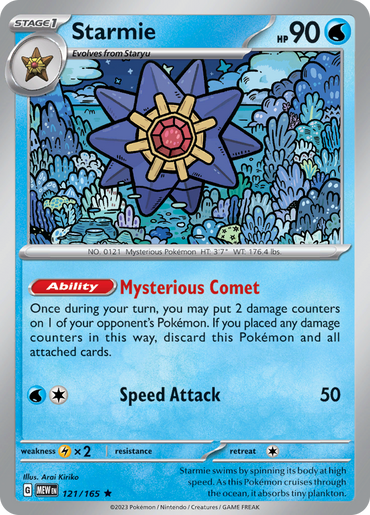 Starmie (121/165) [Scarlet &amp; Violet: 151] 