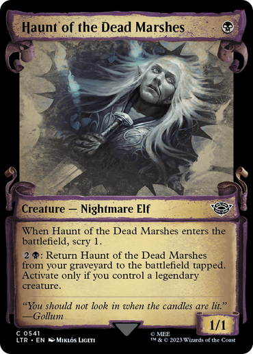 Haunt of the Dead Marshes [The Lord of the Rings: Tales of Middle-Earth Showcase Scrolls] 