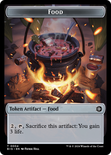 Food // Plot Double-Sided Token [Outlaws of Thunder Junction: The Big Score Tokens] 