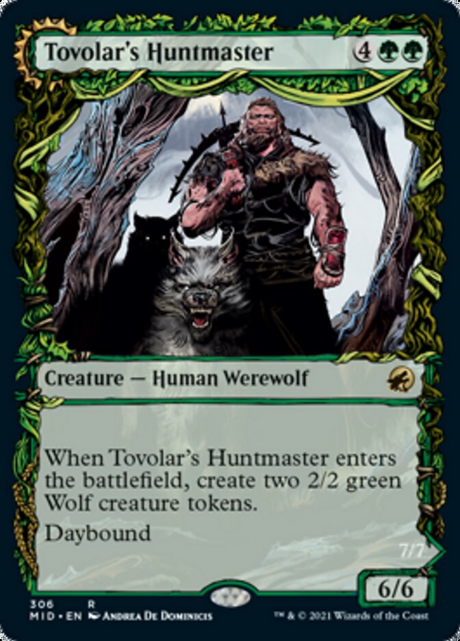 Tovolar's Huntmaster // Tovolar's Packleader (Showcase Equinox) [Innistrad: Midnight Hunt] 