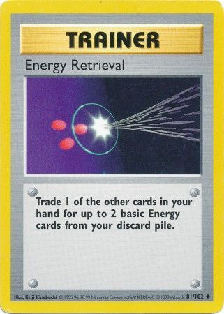 Energy Retrieval (81/102) [Base Set Shadowless Unlimited] 